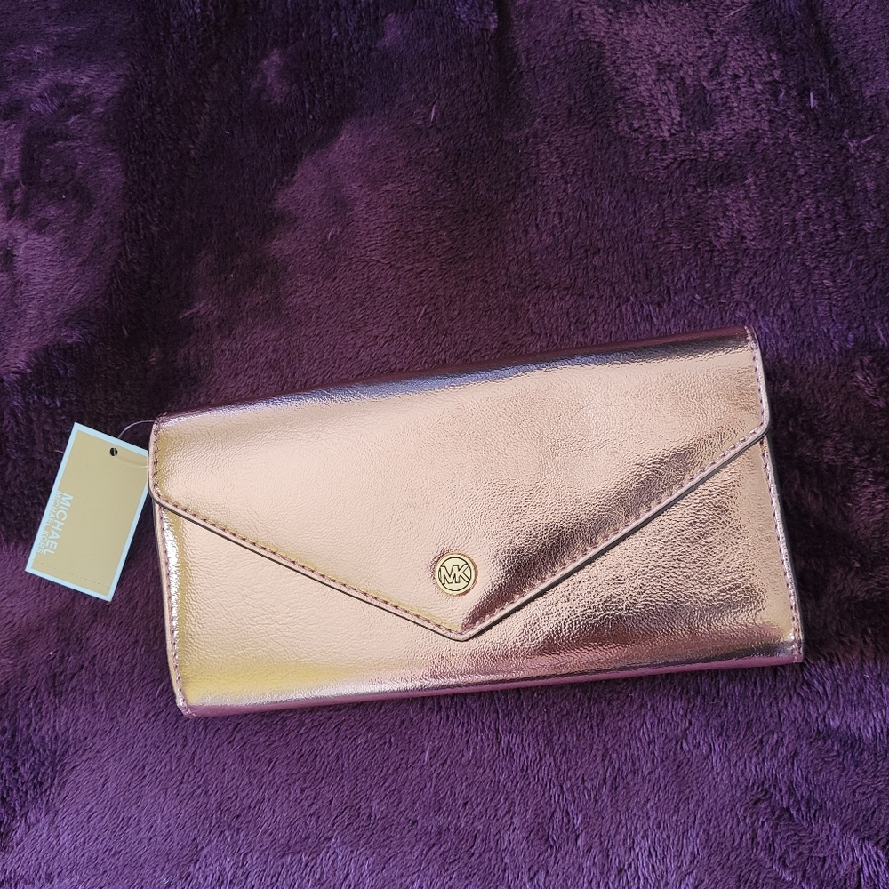 Michael Kors Gold Wallet